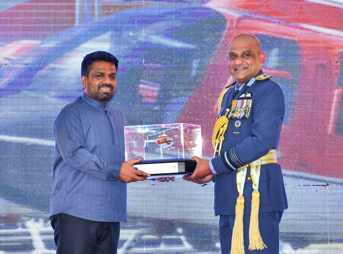 Ten Helicopters Donated by the United States Officially Handed Over to the Sri Lanka Air Force